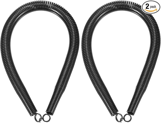 HARFINGTON 2pcs PVC Spring Tube Bender 21mm OD 520mm Long B Type Conduit Pipe Bender Bending Spring for Pipe Bending Devices in Home Hydropower, Black