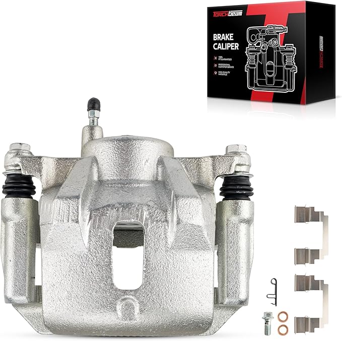 Torchbeam Front Brake Caliper Right for Toyota Corolla 2003-2008, Toyota Matrix 2003-2008, Pontiac Vibe 2003-2008, Front Right Caliper Replace # 19B2699