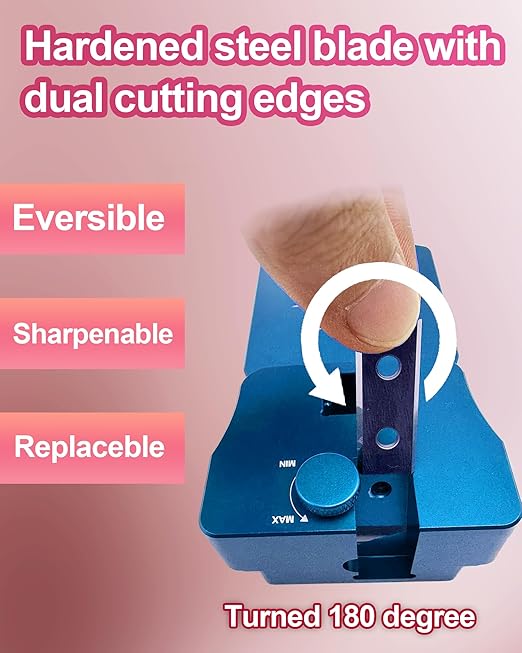 9-in-1 PVC Pipe Deburring Tool, Adjustable Chamfers PVC Chamfer Tool for 9 Sizes: 0.5 Inch to 4 Inch Plastic Pipes, Professional Effective PVC Pipe Reamer for SCH40 PVC, CPVC Pipes (Blue)