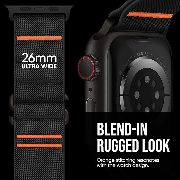 Suitisbest Sport Bands Compatible with Apple Watch Ultra Band 49mm 46mm 45mm 44mm 42mm 38mm 40mm 41mm Men Women, Stretchy Nylon Sport Loop Strap with S-Hook for iWatch Series 10 Ultra SE 9 8 7 6 5 4 3