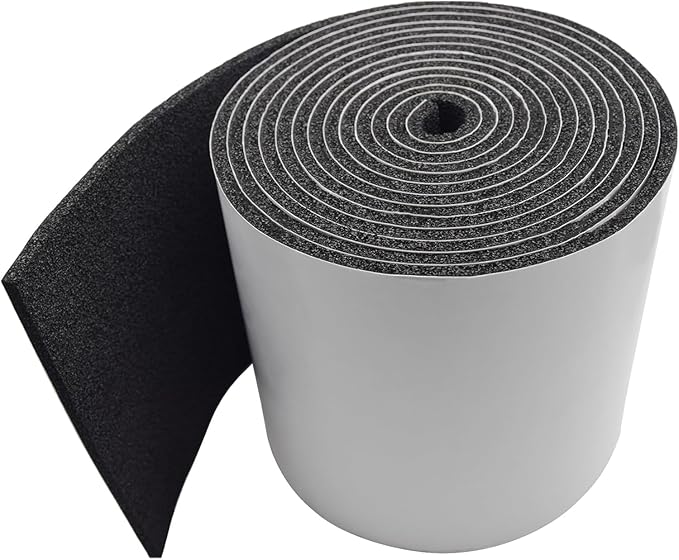 DOBTIM Pipe Insulation Foam Wrap Tape, Insulation Tape for Water Pipes, Pipe Wrap Insulation, Foam Pipe Insulation 13 Ft Long x 6 Inch Wide x 1/5 Inch Thick