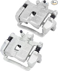 cciyu Rear Left & Right Brake Calipers Assembly w/Bracket 19-B2067A 19-B2066A For Saab For 9-2X 2005-2006,For Subaru For Forester 2004-2008,For Subaru For Impreza 2004-2007