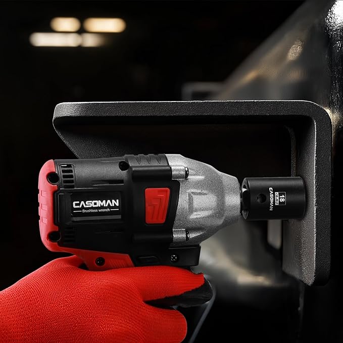 CASOMAN 1/2" Drive x 18mm Impact Socket, 6-Point, Metric, CR-MO