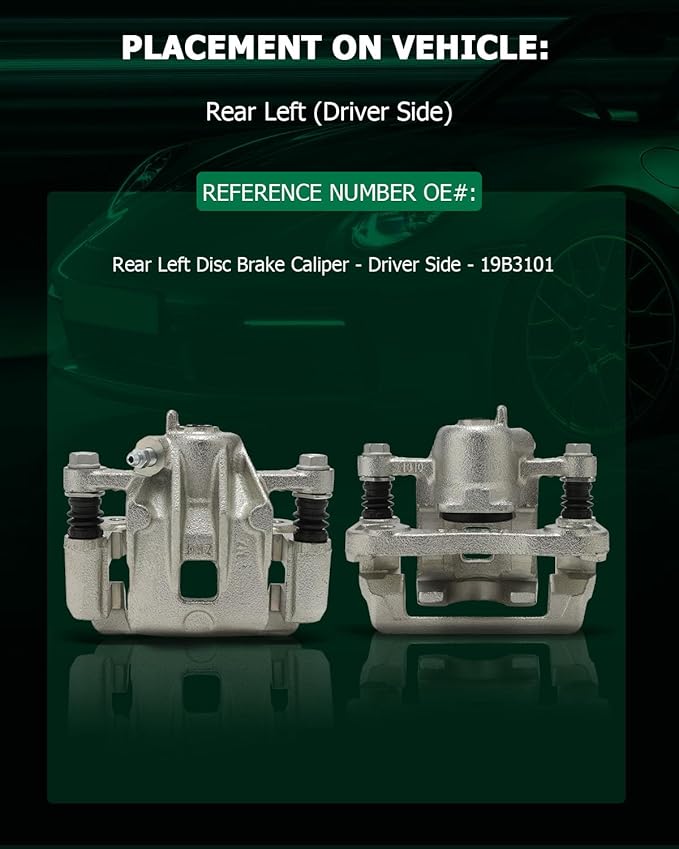 SCITOO Rear Left Brake Caliper With Bracket 19B3101 Fit For Hyundai For Sonata 06-08,For Hyundai For Tucson 05-09,For Kia For Magentis 07-10,For Kia For Optima 06-10,For Kia For Sportage 05-10