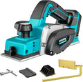 Cordless Electric Hand Planer: 3-1/4-Inch Handheld Planer Compatible with Makita 18V Battery (No Battery) - 15000 RPM Power Wood Planer for Woodworking, Carpentry, and Home DIY