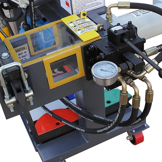 KAKA INDUSTRIAL Hydraulic Exhaust Pipe Bender 10-Ton 4.0kW Motor 220V Single Phase EPB-3 with Swager Expander Tooling Kit for Tubing Metal Fabrication
