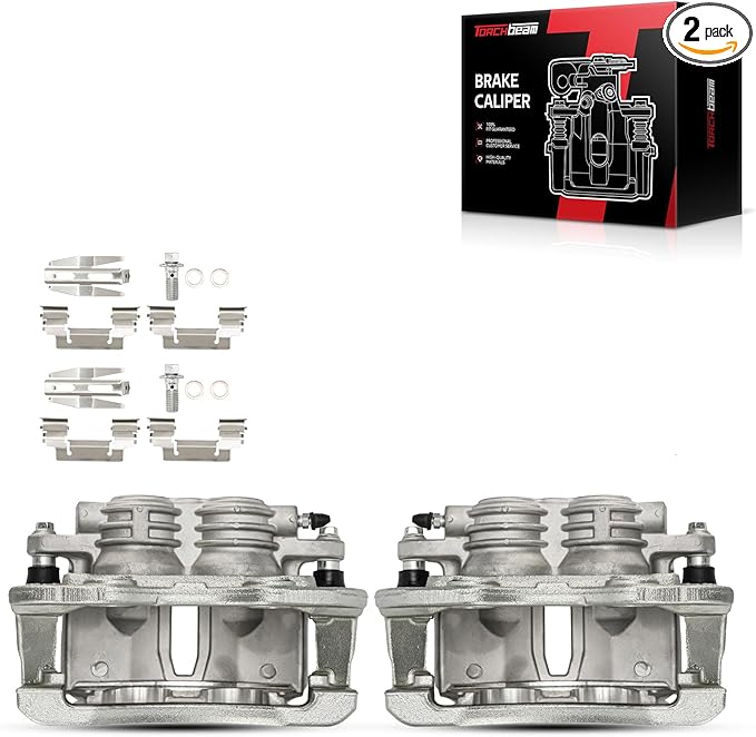 Torchbeam Rear Brake Calipers Set for Chevrolet Silverado 1500 2001 2003-2006, Chevrolet Tahoe 2000-2006, GMC Sierra 1500 2001 2003-2006, Rear Left and Rear Right Calipers Replace # 18P4764+18P4765