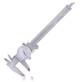 Clockwise Tools DDLR-0605 Pro Dial Caliper 0-6 Inch Double Shock Proof Stainless Steel Body SAE Measuring Tool