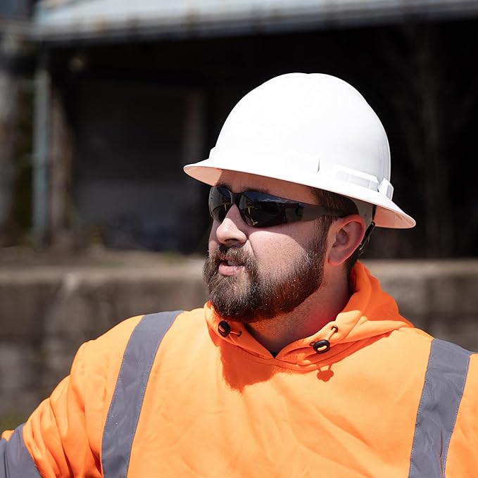 Malta Dynamics Safety Glasses – ANSI Z87+ Rated UV Eye Protection Glasses for Construction, Manufacturing, Scratch-Resistant