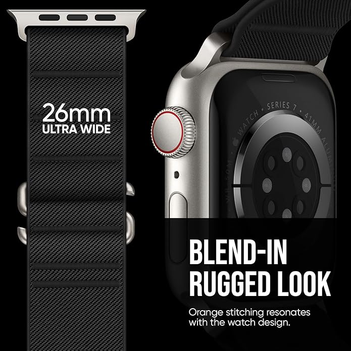 Suitisbest Sport Bands Compatible with Apple Watch Ultra Band 49mm 46mm 45mm 44mm 42mm 38mm 40mm 41mm Men Women, Stretchy Nylon Sport Loop Strap with S-Hook for iWatch Series 10 Ultra SE 9 8 7 6 5 4 3