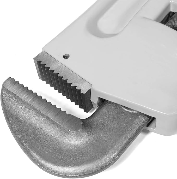 Stark USA 48" Aluminum Straight Pipe Wrench Ideal for 4-inch Pipe Adjustable Plumbing Pipe Wrench Pliers Tool