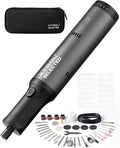 xTool Engraving Pen, Cordless Engraving Pen for Metal Wood Glass and Plastic, 42-in-1 Engraver Pen Rotary Tool Kit, Large Capacity Rechargeable Etching Tool Metal Engraver for Crafts