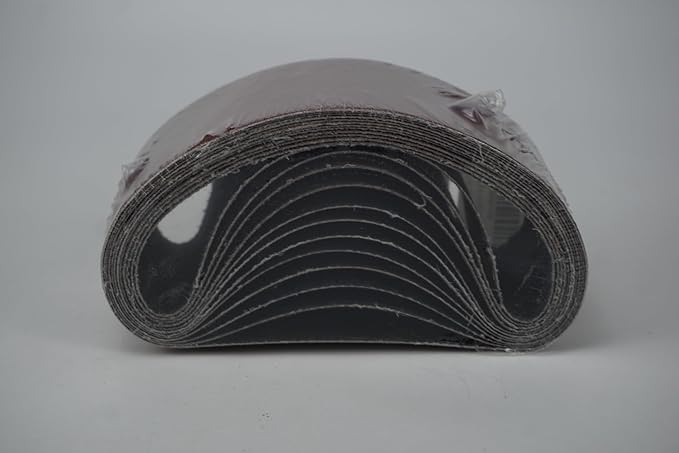 3x18 3 x 18 Inch Sanding Belt Pack 3-Inch x 18-Inch,12 Pcs(4 Each of 80 120 150 Grits) Aluminum Oxide for Sander