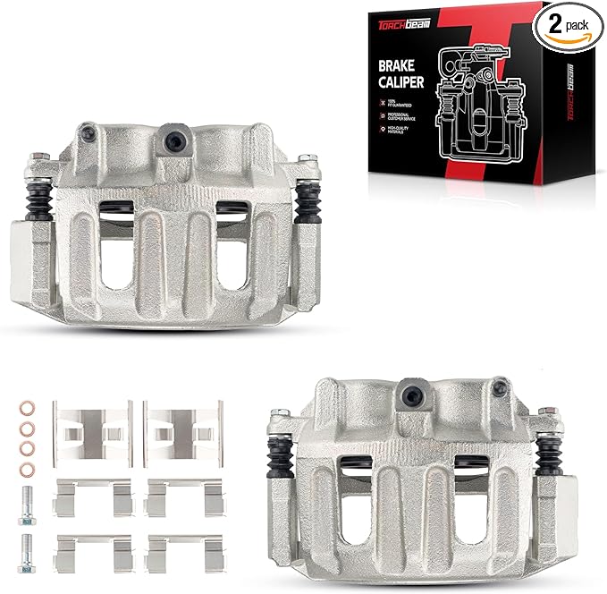 Torchbeam Front Brake Calipers Set for Ford F-150 1999-2003, Ford F-150 Heritage 2004, Lincoln Blackwood 2002, Front Left and Front Right Calipers Replace # 18B4750+18B4751