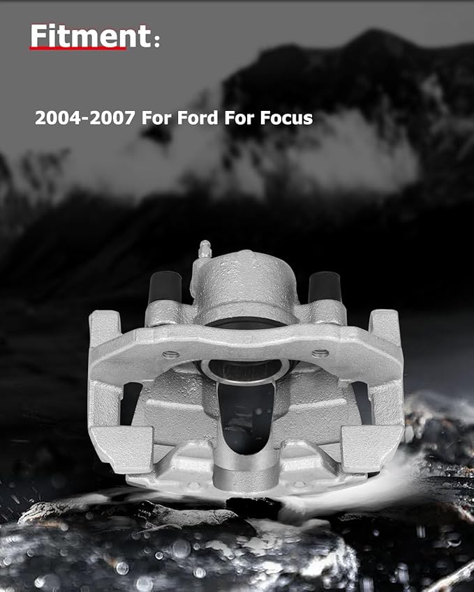 cciyu Front Left & Right Brake Calipers Assembly w/Bracket 18B4948 18B4949 2004 2005 2006 2007 For Ford For Focus
