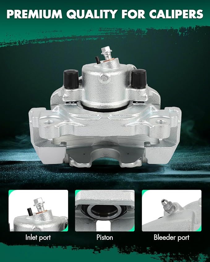 SCITOO Front Right Brake Caliper With Bracket 19B2975 Compatible For Audi For A1 2011-2013,For Audi For A3 2010-2013,For Volkswagen For Type 1 2012-2019,For Volkswagen For Bora 2005-2010