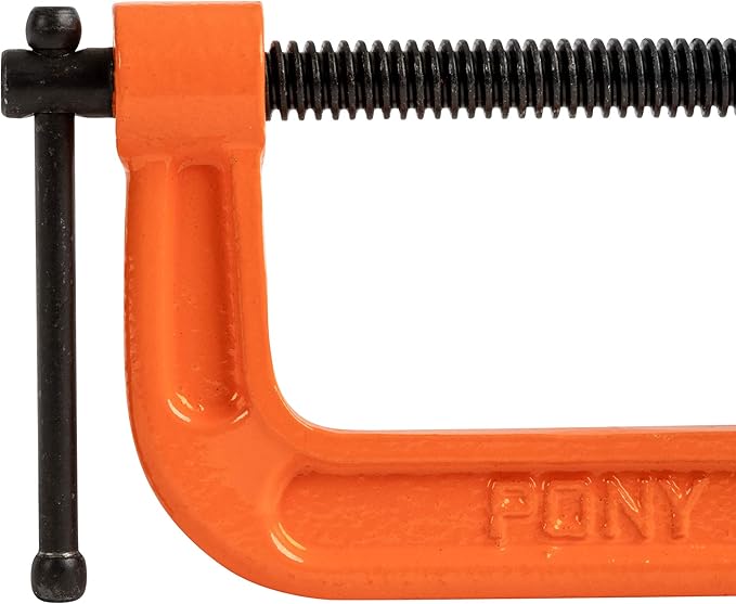 Pony Jorgensen 2630 3-Inch C-Clamp, Orange