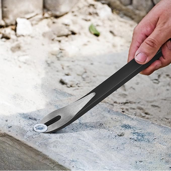 Lytool Nail Puller & Cats Paw Pry Bar, Heavy Duty Cat's Claw Nail Remover with Forged CR-V Steel, Angled Chisel Tip & Non-Slip Grip for Home Renovation, Woodworking & DIY Projects (9,10,15 inch)