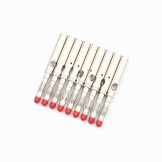 10Pcs Safety Fully Insulated Multimeter Test Leads 4mm Banana Plugs Male Stackable Connectors with Banana Jack Adapters