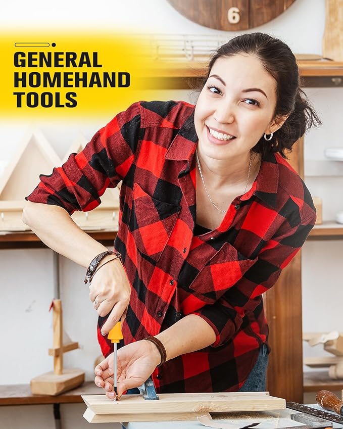 5pcs General Household Tool Set, Includes Pliers, Crosshead Screwdriver, Flat-head Screwdriver, Electrical Pen, Suitable for Daily Use