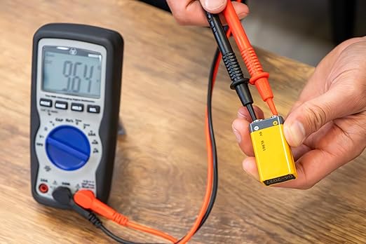 Westinghouse 600V True RMS Auto-Ranging Multimeter with Large Screen and Relative Mode; Measures Voltage Current Resistance Capacitance Frequency Temperature; Incl. Case and 2-Year Warranty.