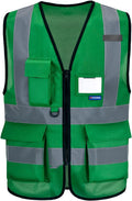A-SAFETY big and tall green construction vest 4XL 5xl