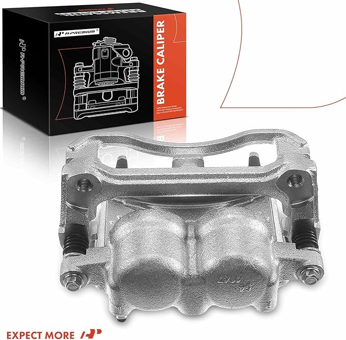 A-Premium Disc Brake Caliper Assembly with Bracket Compatible with Select Ford Models - For F-150 2009, Lobo 2009-2014, Pickup - Front Left Driver Side