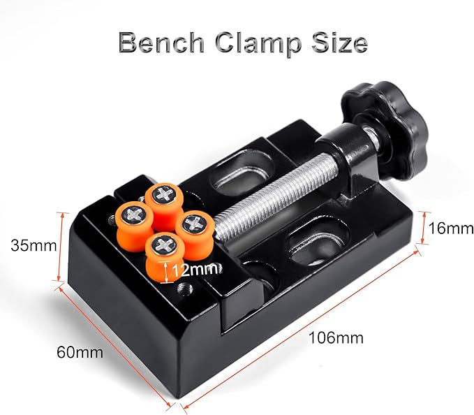 Mini Drill Press, Benchtop Drill Press, Portable Electric Drilling Machine, CNC 795 Motor, B10 Chuck, Drill Bit and Clamp for Metal Wooden Jewelry DIY and Crafts Projects
