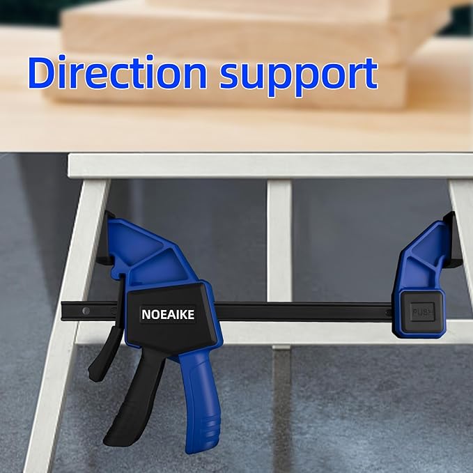 Bar Clamps for Woodworking,4-Pack Wood Clamps 12 Inch Light Duty One-Handed Woodwoking,Quick Grip/Spreader Clamps Set 150LBS Load Limit with Quick Change Button.