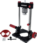 Milescraft 1348 Drill Mate PRO – Heavy-Duty Portable Drill Press Drilling Guide, ½” Chuck, Precision Drilling Jig Attachment for Drilling Angled or Straight Holes, Adjustable Drill Guide Attachment
