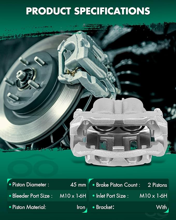 SCITOO 19B2959 Disc Brake Caliper Assembly with Bracket Fit For Acura RDX 07-12,For Honda Accord Crosstour 10-11,For Honda Crosstour 2012-2015,For Honda CR-V 2007-2016,For Honda Odyssey 2005-2010