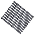 Drill Bit, 7mm Cutting Diameter, 4241 HSS Nitriding Black 118° Cutting Angle Versatile Jobber Bits - (Applications: for Drilling Plastic Wood Soft Metal), 10-Pieces