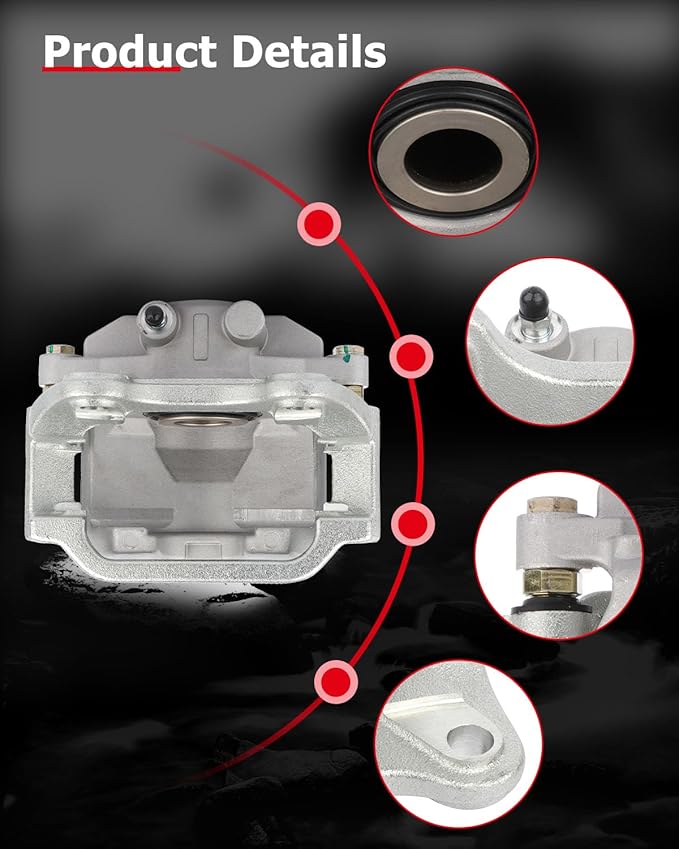 cciyu 18-B5030 Rear Left Brake Caliper With Bracket For Cadillac,For Chevy,For GMC