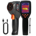 Handheld Thermal Camera, 320x240 Super Resolution, Mini Thermal Imager with -4°F~1022°F, 25 Hz, 120x90 IR Resolution Infrared Imager with PC Analysis for Home Inspection HVAC Maintenance