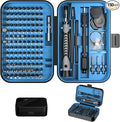 150 IN 1 Precision Screwdriver Set, 120 Bits Full Range Small Screwdriver Set, Magnetic Mini Repair Tool Kit for Ring Doorbell, Laptop, Switch, PS5, Xbox, Macbook, iPhone, Watch, Glasses - Navy Blue