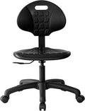 Chair Master (Medium Table Chair, Standard Casters - Easy to Clean! Ergonomic Polyurethane Chair. Seat Height Range - 18"-26". for Home, Office, Lab, Workstation