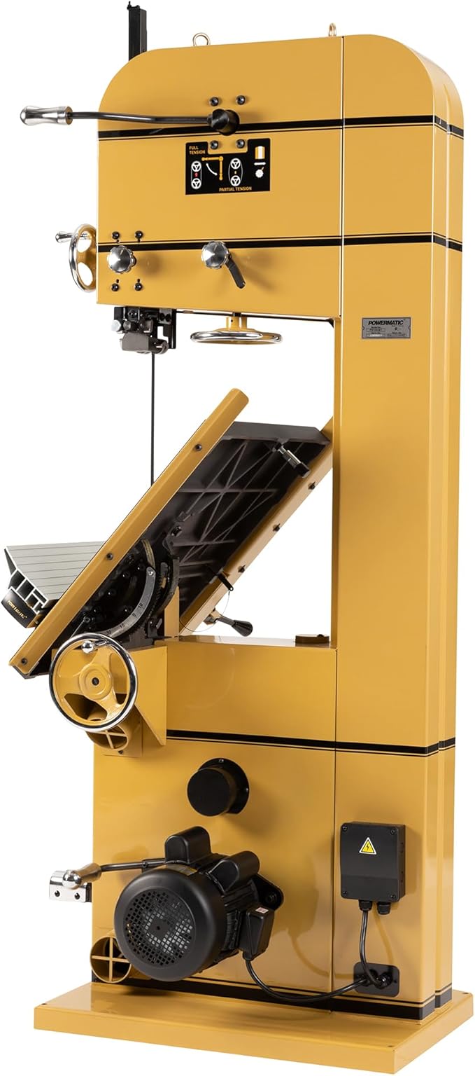 Powermatic ArmorGlide 18-Inch Woodworking Bandsaw, 5 HP, 230V 1Ph (Model PM1800BT)