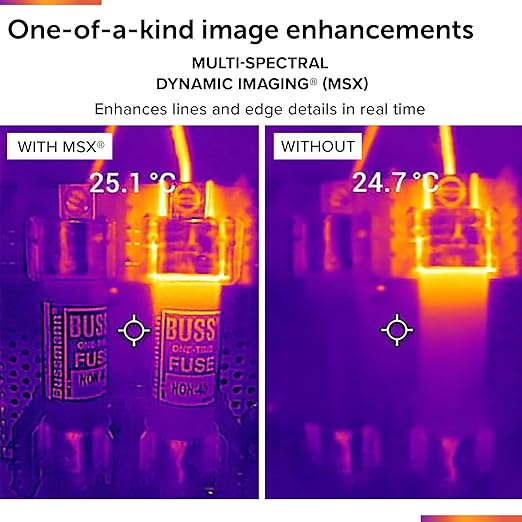 FLIR TG267 Thermal Imaging Camera with Bullseye Laser: Commercial Grade Infrared Camera for Building Inspection, HVAC and Electrical
