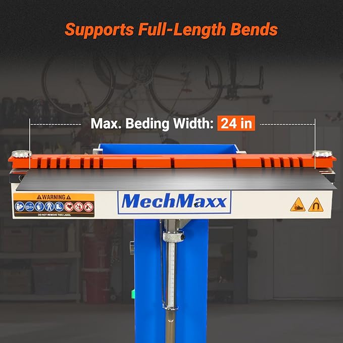 24'' Industrial Magnetic Pan and BOX Heavy Duty Sheet Metal Brake 20 Gauge Capacity Shear Press Brake, Model MSMB650E