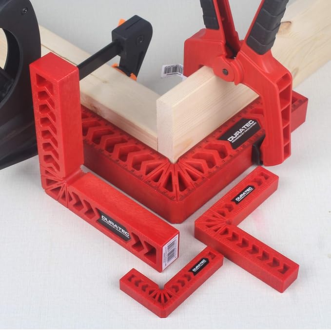 Positioning Squares, Woodworking Tool, Clamping 90 Degree Angles for Picture Frames, Boxes, Cabinets or Drawers (Set of 2) 8-Inch