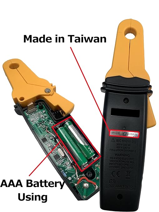 DCM-043 Digital AC/DC clamp meter, clamp transmitter, high resolution of 1mA