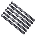 Drill Bit, 15/32" Cutting Diameter, 4241 HSS Nitriding Black 118° Cutting Angle Versatile Jobber Bits - (Applications: for Drilling Plastic Wood Soft Metal), 6-Pieces