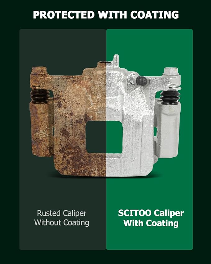 SCITOO Rear Right Brake Caliper With Bracket 19B3824 Compatible For Honda For Pilot 2009-2015