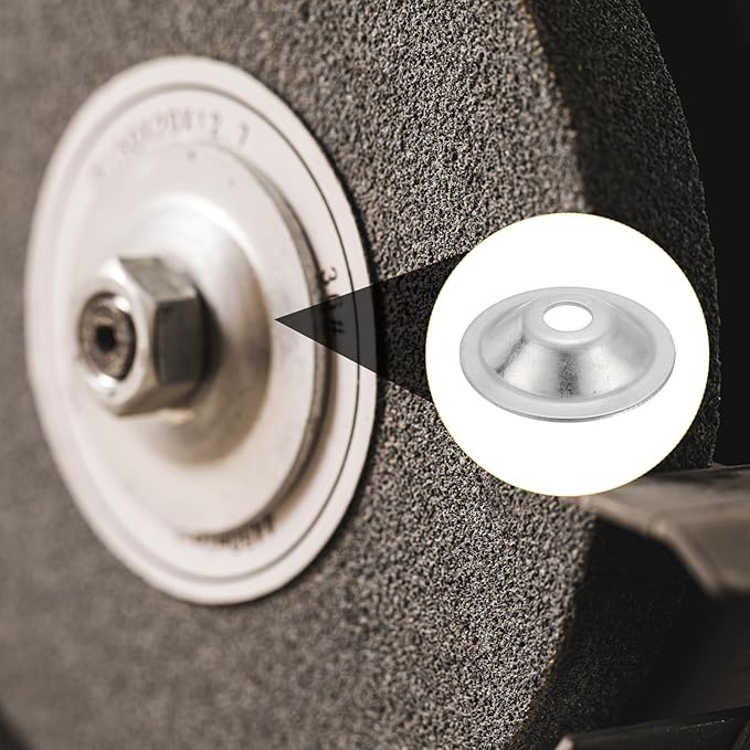 MECCANIXITY 4 Pcs M16 Arbor Washer, 2x80mm 304 Stainless Steel Bench Grinder Arbor Washer for Bench Grinder Polisher Wire Wheel Buffing, Silver