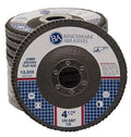 Benchmark Abrasives 4.5" x 7/8" Premium High Density Jumbo Zirconia Type 29 Flap Discs 4 1/2 for Angle Grinder, Sanding Discs, Finishing - Grinding Wheels 4 1/2 Inch (3000 Pack) - 120 Grit