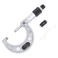 Clockwise Tools MMTR-02 Premium Outside Micrometer with Carbide Tip 1-2" Measuring Range 0.0001" Graduation Precision Machinist Tool