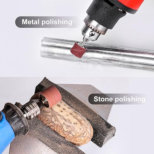 165pcs Rotary Tool Sanding Drums 80 grit,Sanding Drum Sander Bits Bands for Dremel Drill Accessories