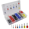 Fidioto 800pcs Wire Ferrules Terminals Kit, AWG 22-8 Terminal Connector Wire Insulated Cord Pin Ends Terminals for Electric, Industrial, Power Control System, etc.
