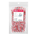 Kuject 200PCS Solder Seal Wire Connectors AWG 22-18, Red Solder Seal Heat Shrink Butt Connectors Terminals Solder Sleeve Waterproof Wire Splice Connector for Marine Automotive Boat Wire Joint