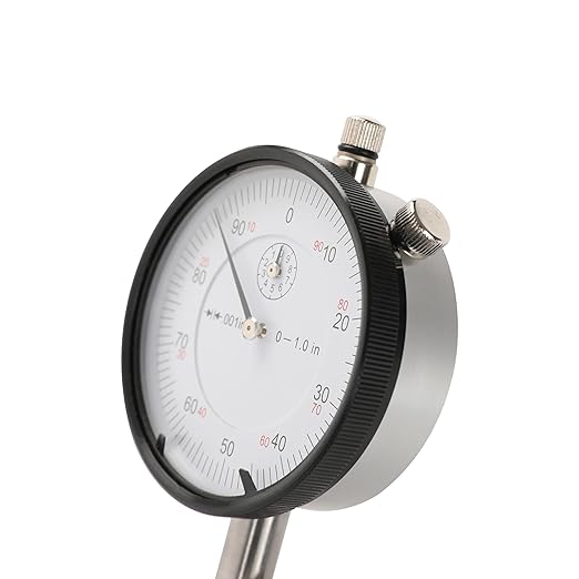 HFS(R) 0-1" Dial Indicator Lathe Tool High Precision, 1" Measuring Range, 0.001" Graduation Interval